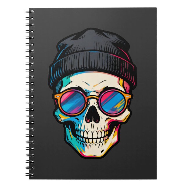 Cuaderno Hipster Skully (Frente)