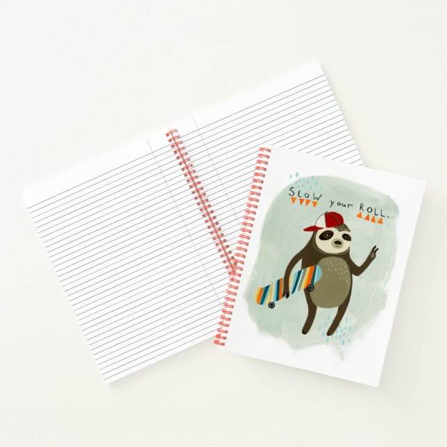 Cuaderno Hipster Sloth | Lenta tu rollo (Interior)