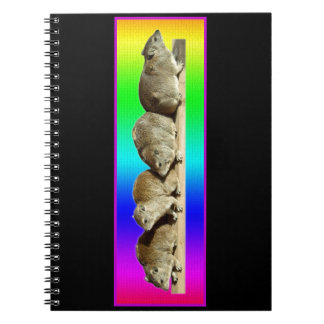 Cuaderno Hirax africana escalofriante