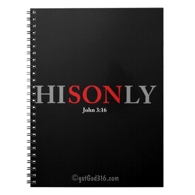 Cuaderno HISONLY gotGod316.com (Frente)