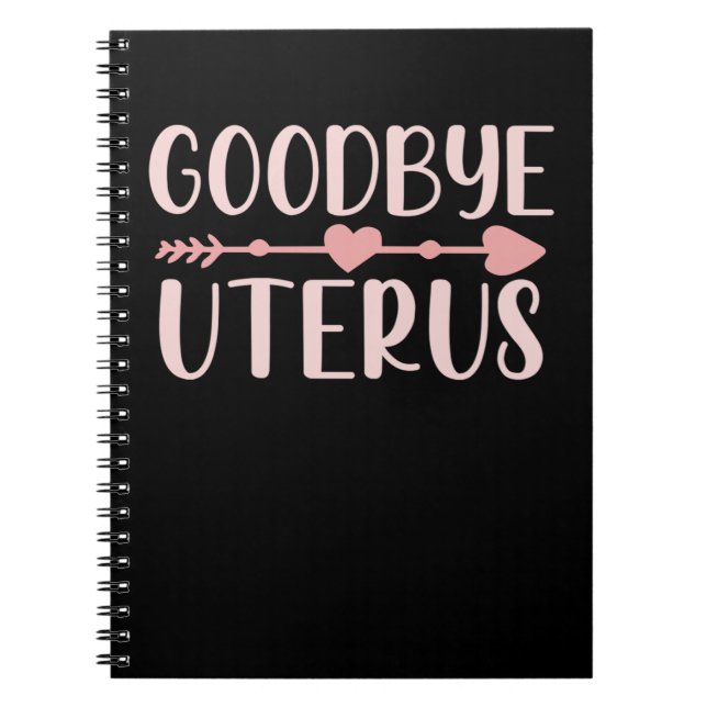 Cuaderno Histerectomía Cirugía Soporte de Eliminación de Ut (Frente)