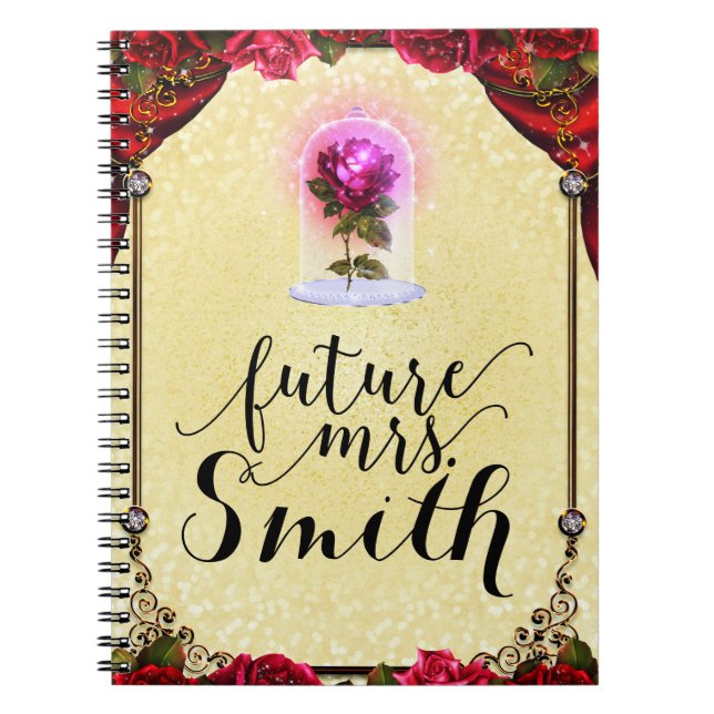 Cuaderno Historia de hadas encantada amarilla rosa roja fut (Frente)
