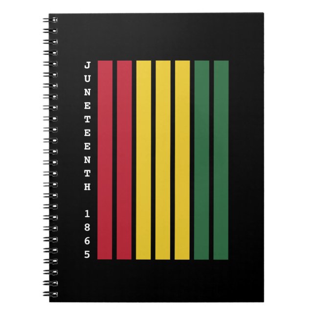 Cuaderno Historia negra afroamericana 1865 (Frente)