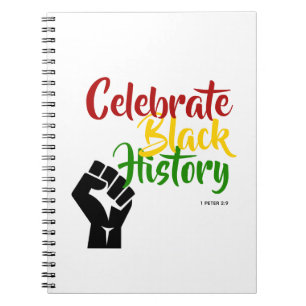Cuaderno HISTORIA NEGRA MES Motivación Celebrar BHM