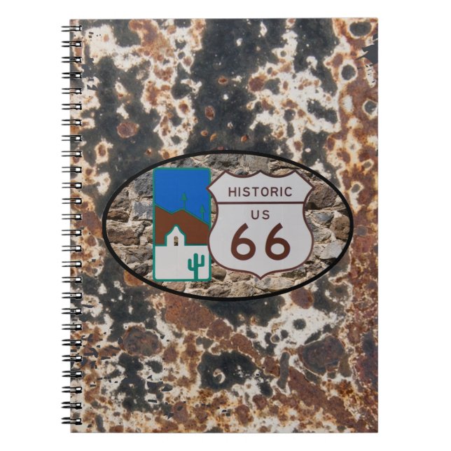 Cuaderno ~ histórico Arizona de la ruta 66 (Frente)