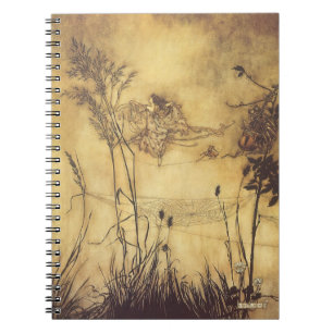 Cuaderno Historieta de hadas vintage, cuerda de hadas por R