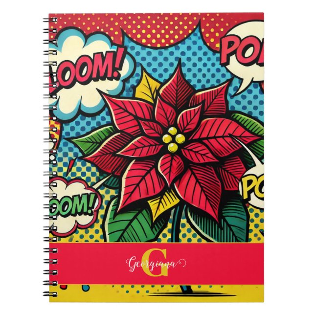 Cuaderno Historieta retro personalizada libro pop arte Poin (Frente)