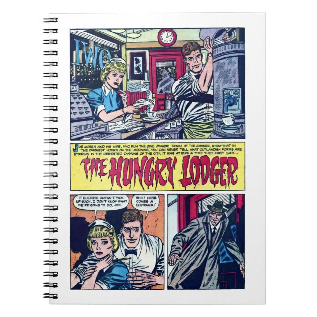 Cuaderno Historietas de terror de la década de 1950 (Frente)