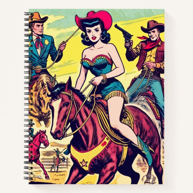 Cuaderno Historietas occidentales del país retro (Anverso)