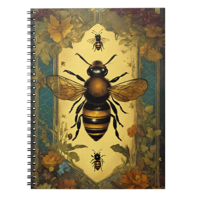 Cuaderno HIVE Five abeja regalo de amor (Frente)