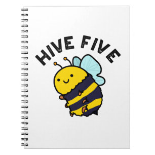 Cuaderno Hive Five Funny High Five Bee PUn