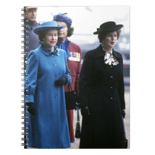 Cuaderno HM Queen Elizabeth II-Margaret Thatcher
