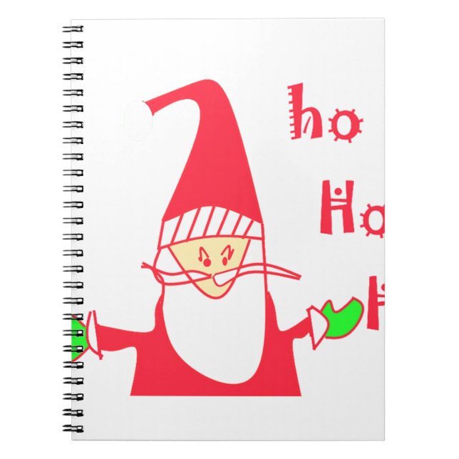 Cuaderno Ho Ho Ho Ho Feliz Navidad desde Santa.png (Frente)