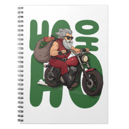 Cuaderno Ho Ho Ho Santa Biker