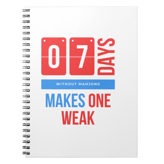 Cuaderno Hobby divertido de mahjong (Frente)