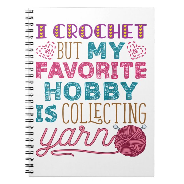 Cuaderno Hobby Favorito Que Recolecta Yarn (Frente)