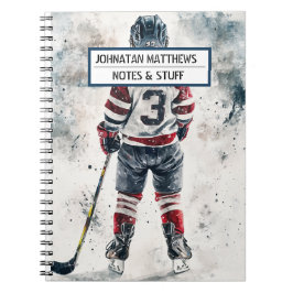 Cuaderno Hockey de vuelta a la escuela deportes Espiral Fot