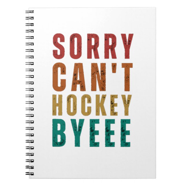 Cuaderno Hockey divertido (Frente)