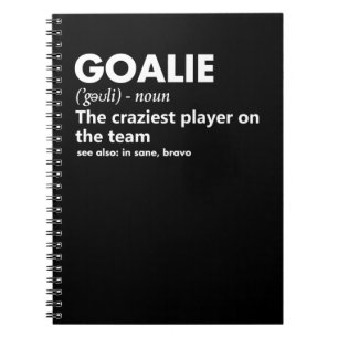 Cuaderno Hockey sobre baloncesto de Goalie Goalkeeper Defin