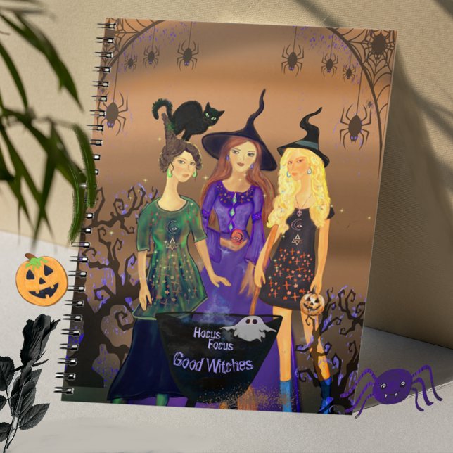 Cuaderno Hocus Pocus Good Witches Halloween (Hocus Pocus Good Witches Halloween Notebook)