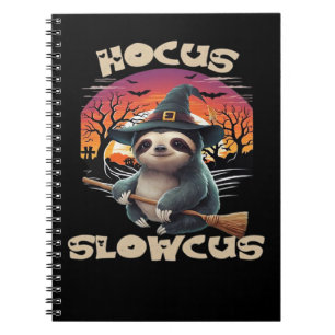Cuaderno Hocus Slowcus Sloth amantes del disfraz de Hallowe