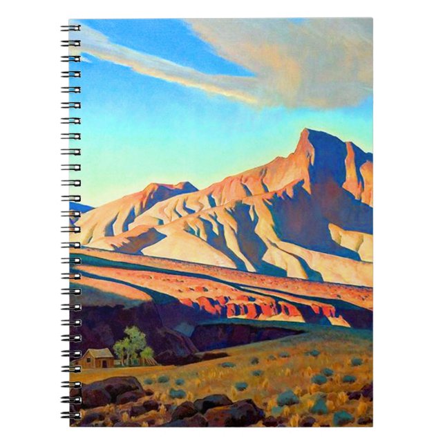 Cuaderno Hogar de Maynard Dixon de la rata de desierto (Frente)