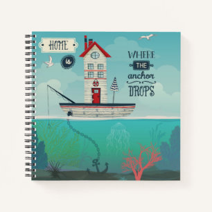 Cuaderno Hogar Es Donde Cae El Ancla