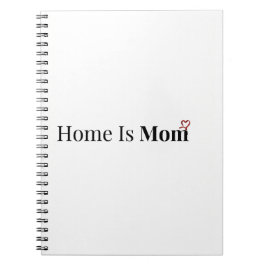 Cuaderno Hogar Es Mamá | Regalo del Día de la Madr