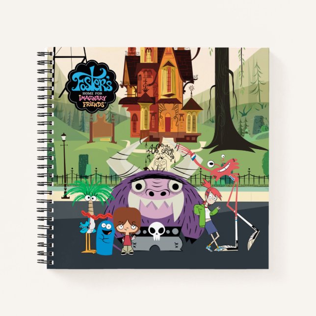 Cuaderno Hogar Foster para amigos imaginarios | Colgar fuer (Anverso)