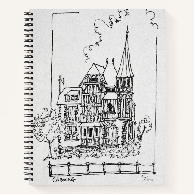 Cuaderno Hogar Francés | Cobourg, Normandía, Francia (Anverso)