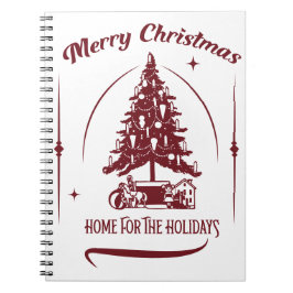 Cuaderno Hogar para las fiestas Diseño Vintage