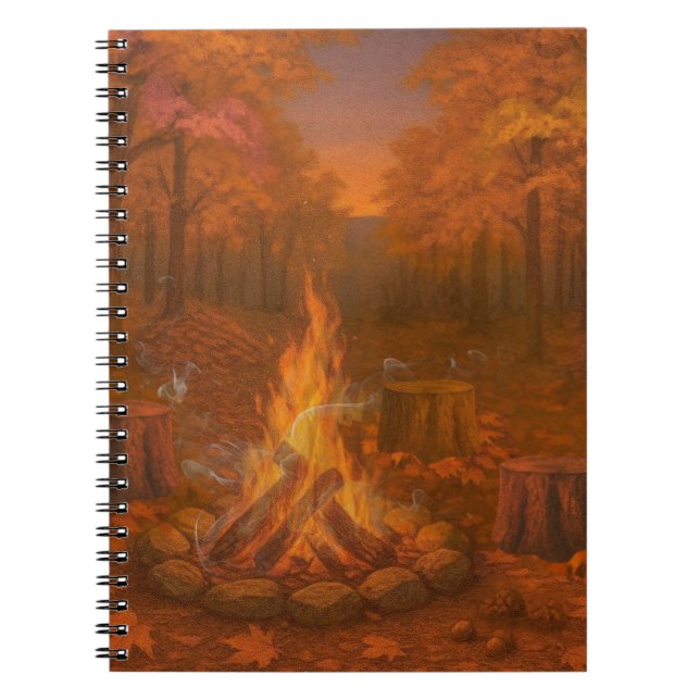 Cuaderno Hoguera del Crepúsculo de Otoño (Frente)
