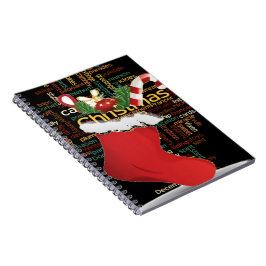 Cuaderno ¡HoHoHo! Feliz regalo de Navidad y un feliz año nu