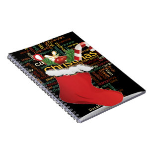 Cuaderno ¡HoHoHo! Regalos de Navidad y un Feliz Año Nuevo