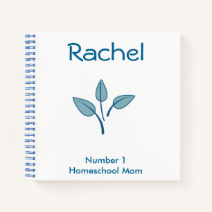 Cuaderno Hoja azul