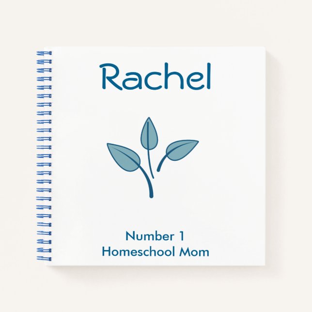 Cuaderno Hoja azul (Anverso)