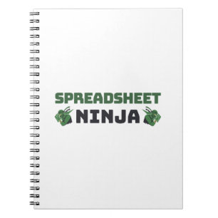 Cuaderno Hoja de cálculo ninja