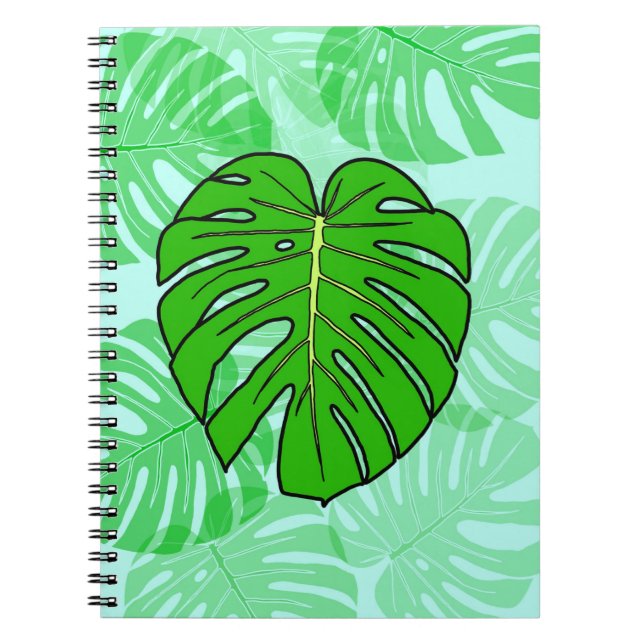 Cuaderno Hoja de Monstera (Frente)
