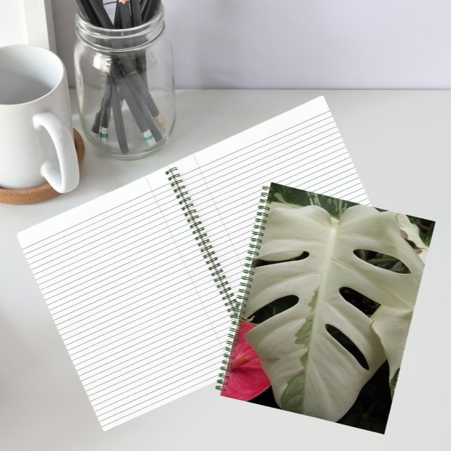 Cuaderno Hoja de Monstera Variegada Botánica (In Situ)