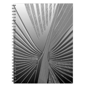 Cuaderno Hoja de palma cromada Art Déco