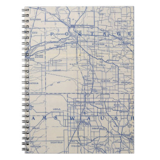 Cuaderno Hoja de ruta para bicicletas de Wisconsin 2