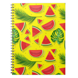 Cuaderno Hoja de sandía amarilla