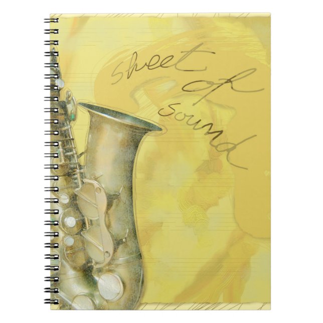 Cuaderno Hoja de sonido, bloc de notas (Frente)