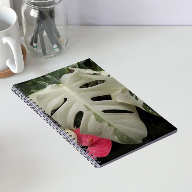 Cuaderno Hoja floral de Monstera variada (In Situ)