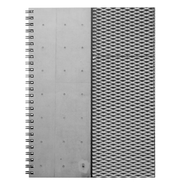 Cuaderno Hoja galvanizada metalizado gris (Frente)