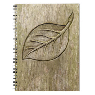 Cuaderno Hoja grabada