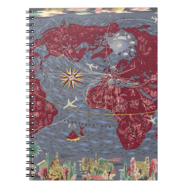 Cuaderno Hojas 1-8: Air France (Frente)
