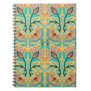 Cuaderno Hojas abstractas Diario de bloc de notas