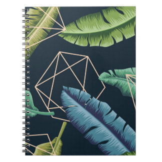 Cuaderno Hojas Abstractas: Línea Polígona Sin Margen.