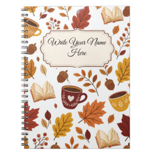 Cuaderno Hojas acogedoras de otoño - Estética de otoño